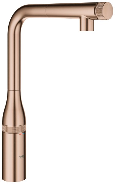 GROHE SPT-Batterie Essence Smart Control 31615 azb. Spülbrause warm sunset geb., 31615DL0