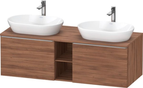Duravit D-Neo Konsolenwaschtischunterbau wandhängend Nussbaum Matt 1400x550x459 mm - DE4950B70790000