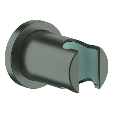 GROHE Wandbrausehalter Rainshower 27074 n. verstb. runde Ros. hard graphite geb., 27074AL0