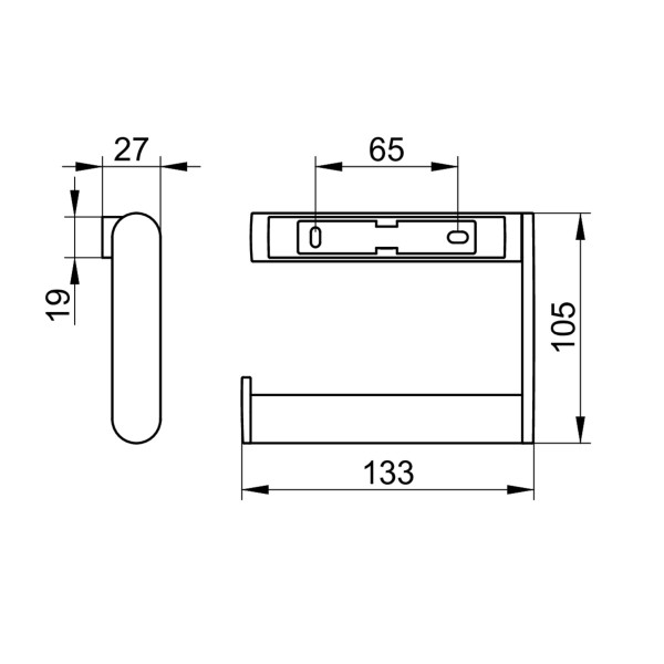 Keuco Toilettenpapierhalter Plan14962,