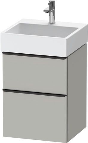 Duravit D-Neo Waschtischunterbau wandhängend Betongrau Matt 484x442x625 mm - DE43700BD070000