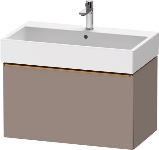 Duravit D-Neo Waschtischunterbau wandhängend Basalt Matt 784x442x440 mm - DE4273004430000