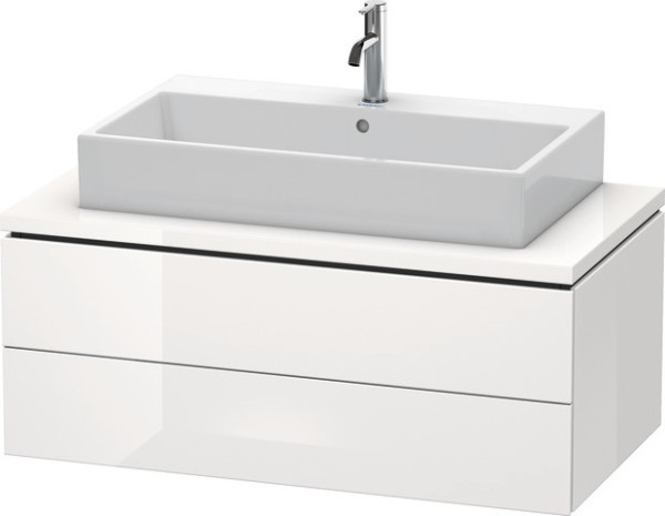 Duravit L-Cube Konsolenwaschtischunterbau wandhängend Weiß Hochglanz 1020x547x400 mm - LC581908585