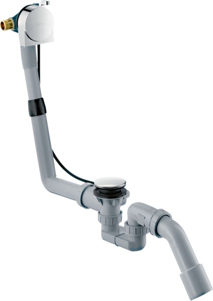 Hansgrohe Ein-, Ab- und Überlaufgarnitur Exafill S Komplettset f.Normalwa.chrom, 58113000