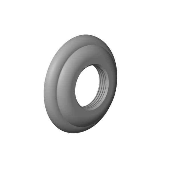 Dornbracht Rosette Ersatzteile 092735001 D. 55 x 10 mm Messing (23kt Gold)
