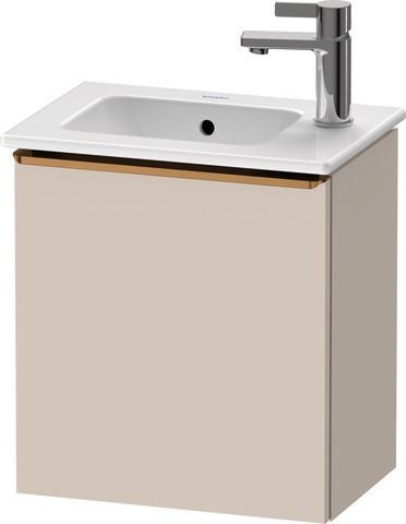 Duravit D-Neo Waschtischunterbau wandhängend Taupe Matt 410x274x440 mm - DE4259R04910000