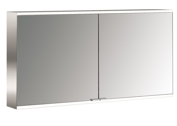 emco LED-Lichtspiegelschrank prime 2 Facelift Aufputz, 1300 mm, 2-türig, IP 20 Rückwand weiß, 949706