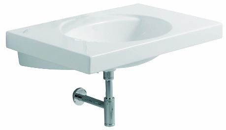 Geberit Preciosa Waschtisch, B: 800, T: 550 mm, 124284600, weiss mit Keratect