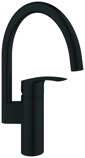 GROHE Küchenarmatur Eurosmart 33202_3 hoher Auslauf matt black, 332022433