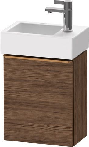 Duravit D-Neo Waschtischunterbau wandhängend Nussbaum dunkel Matt 364x222x440 mm - DE4218R04210000