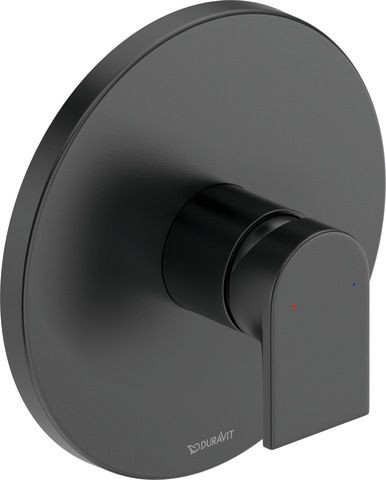 Duravit Tulum by Starck Einhebel-Brausemischer Unterputz Schwarz Matt 170x86x182 mm - TU4210010046