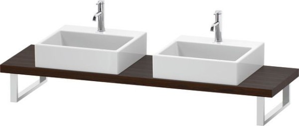 Duravit L-Cube Konsole Nussbaum gebürstet Matt 800x480x45 mm - LC101C06969