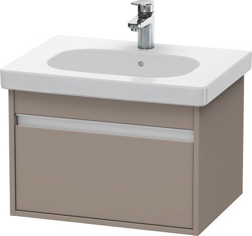 Duravit Ketho Waschtischunterbau wandhängend Basalt Matt 600x455x410 mm - KT667004343