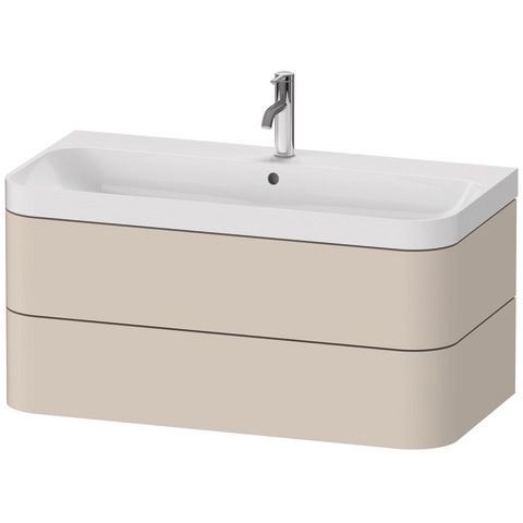 Duravit Happy D.2 Plus c-shaped Set wandhängend Taupe 975x490x480 mm - HP4348O8383