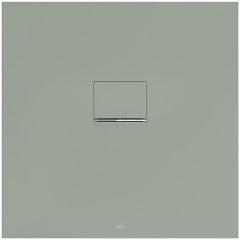Villeroy & Boch DW Squaro Infinity 900x900x40mm quadr Flächenbündiger Einbau AR Morning Green