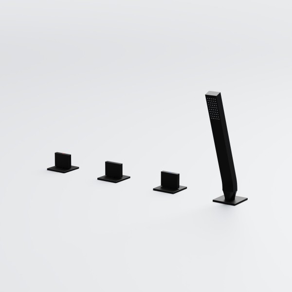 Steinberg Serie 160 4-Loch Wannenarmatur, matt black, 1602480S