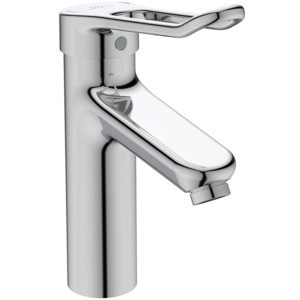 Ideal Standard WT-Armatur CERAPLUS 2, Grande, m.Bügelgriff,o.Ablgarn.,Ausld.123mm, Chr, BC104AA