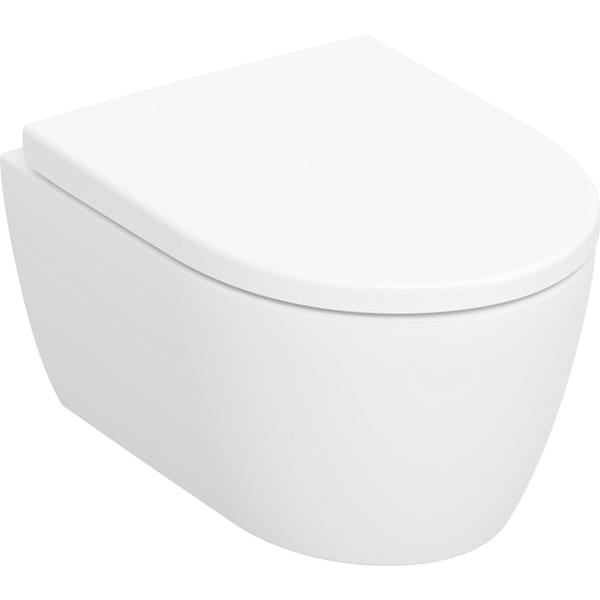 Geberit iCon Set Wand-WC mit WC-Sitz, Rimfree