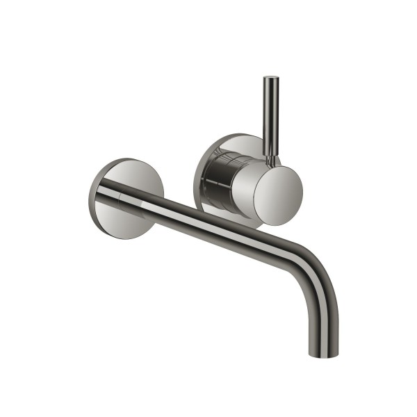 Dornbracht Waschtisch-Wand-Einhandbatterie mit Einzelrosetten META 36863660 Dark Chrome