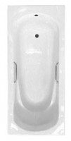 Neuesbad Acryl Neuesbad Acryl Rechteck-Badewanne L: 1700, B: 750 mm, für Griffmontage, Farbe: weiss