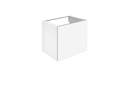 Keuco Waschtischunterschrank X-Line, 1 Frt-Auszug weiß/Glas weiß, 650x605x490mm, 33152300000