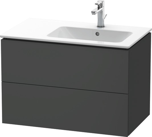 Duravit L-Cube Waschtischunterbau wandhängend Graphit Matt 820x481x550 mm - LC629204949