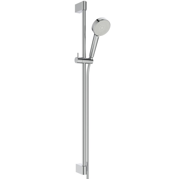 Ideal Standard Brausekombination Idealrain 944mm 2-fach-Handbrause d:100mm 8l, Chrom, BE234AA