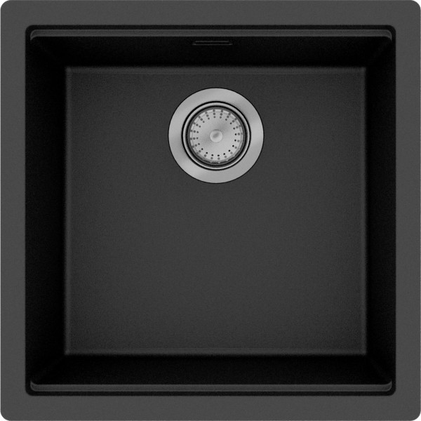 Hansgrohe Unterbauspüle S530-U400 manuelle Ablaufgarnitur graphitschwarz, 43457170