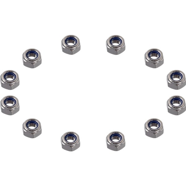Geberit Sicherungsmuttern Pluvia Dachw-Einl. mit Flansch für Kst.Folien Set 12 St. 242611001