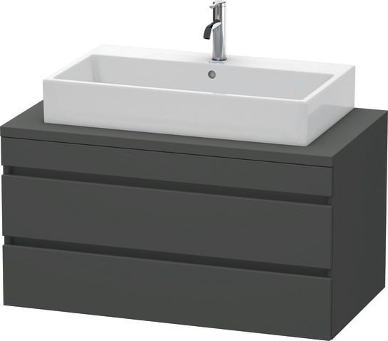 Duravit DuraStyle Konsolenwaschtischunterbau wandhängend Graphit Matt 1000x548x512 mm - DS531904949
