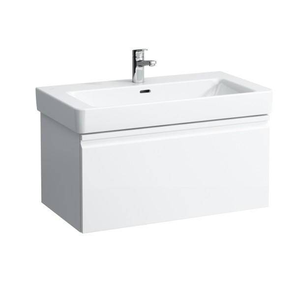 LAUFEN Waschtischunterschrank Pro S 450x809x397 1 Schubl, weiss glzd, H4835010964751