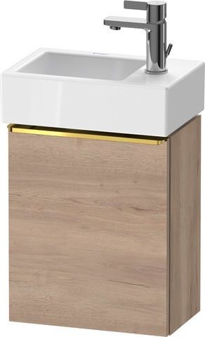 Duravit D-Neo Waschtischunterschrank wandhängend Tür:1, TA:RE, Gr:Gold Pol