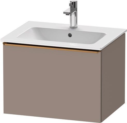 Duravit D-Neo Waschtischunterbau wandhängend Basalt Matt 610x462x440 mm - DE4261004430000