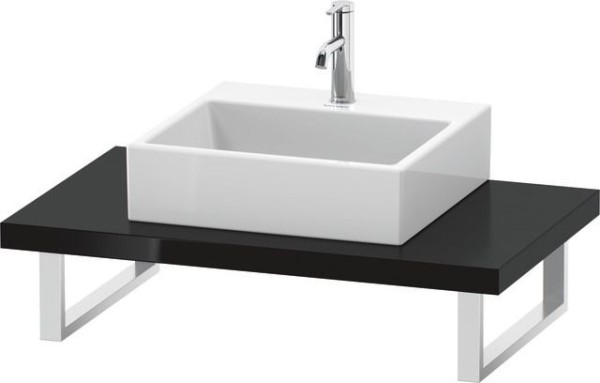 Duravit L-Cube Konsole Schwarz Hochglanz 800x550x45 mm - LC102C04040