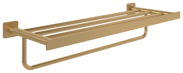 Villeroy & Boch Handtuchablage Elements - Striking 595x224x45mm Brushed Gold