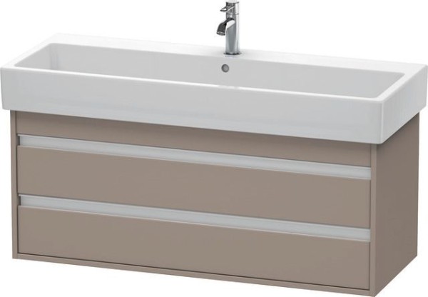 Duravit Ketho Waschtischunterbau wandhängend Basalt Matt 1150x440x480 mm - KT663904343