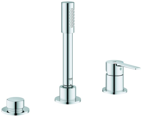 Grohe 3-Loch EH-Wannenkombination Lineare 19965 chrom, 19965001