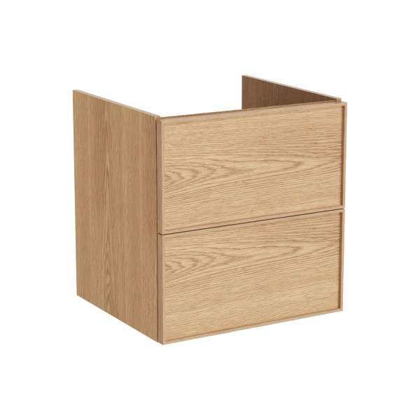 VitrA New Metropole Edge Waschtischunterschrank mit 2 Vollauszügen 58 x 52 x 60 cm (BxTxH),67358