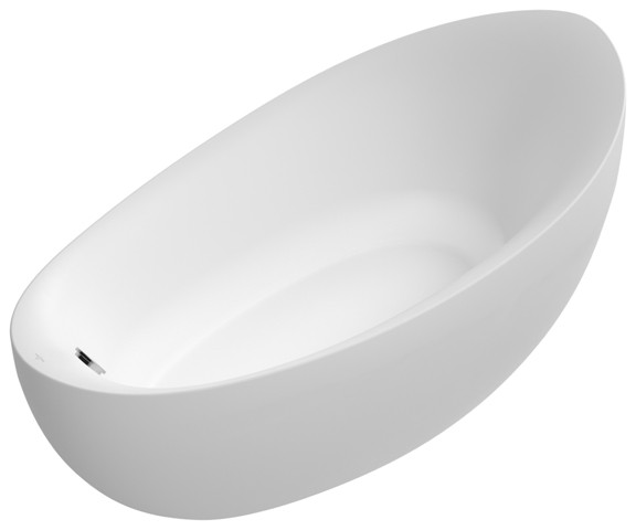Villeroy & Boch Badewanne Aveo New Generation W1 1900x950x830mm Freistehend Stone White