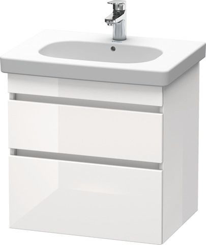 Duravit DuraStyle Waschtischunterbau wandhängend Weiß Hochglanz 600x453x610 mm - DS648302222