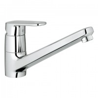 GROHE GROHE Einhand-Spültischbatterie Europlus, 32941 flacher Auslauf chrom, 32941002