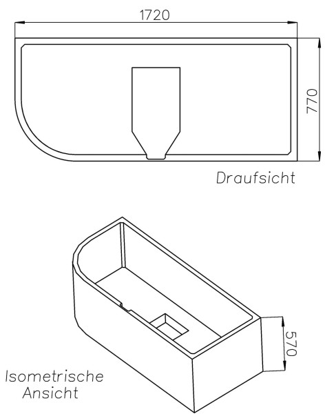 Neuesbad Wannenträger für Bette Starlet 5 175x80 oval
