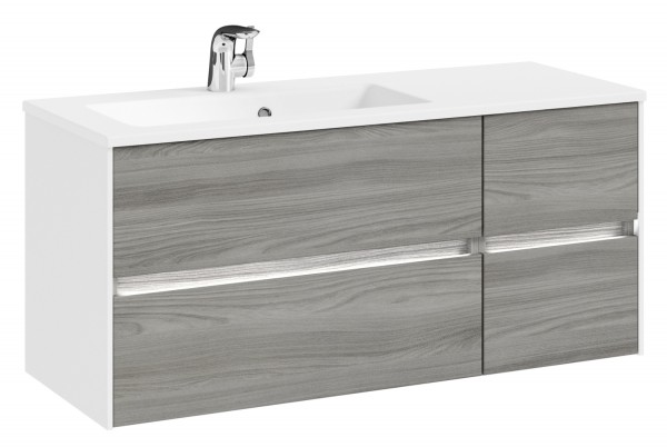 Pelipal Serie 6010 Waschtischunterschrank 6010-WTUSLB02, B:1120, H:512, T:493mm