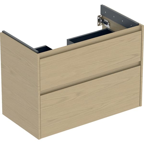Geberit Renova Plan Unterschrank für Waschtisch, mit zwei Schubladen: 84.6x60.6x44.6cm, 504031PS1