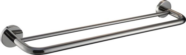 KWC Aquarotter Doppelhandtuchstange, FIRMUS, Edelstahl, 600x60x200 mm, AP, hgl, 2000106267