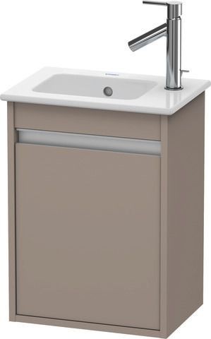 Duravit Ketho Waschtischunterbau wandhängend Basalt Matt 400x285x550 mm - KT6417L4343