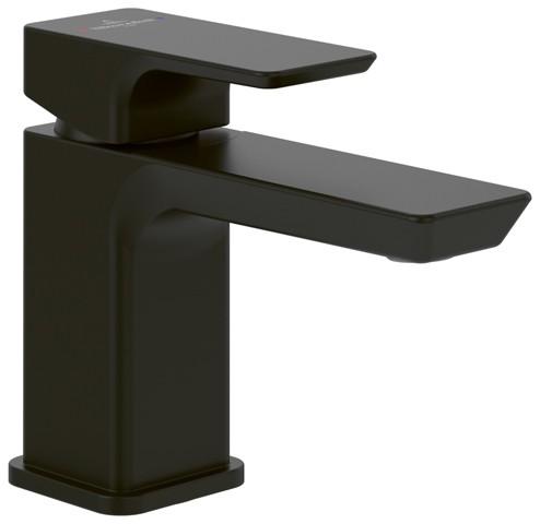 Villeroy & Boch Kaltwasserarmatur Subway 3.0 43x125x 154mm ohne Ablaufgarnitur Matt Black