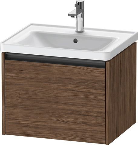 Duravit Ketho.2 Waschtischunterbau wandhängend Nussbaum dunkel Matt 584x455x440 mm - K25081021210000