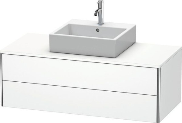 Duravit XSquare Konsolenwaschtischunterbau wandhängend Weiß Supermatt 1200x548x400 mm - XS491208484