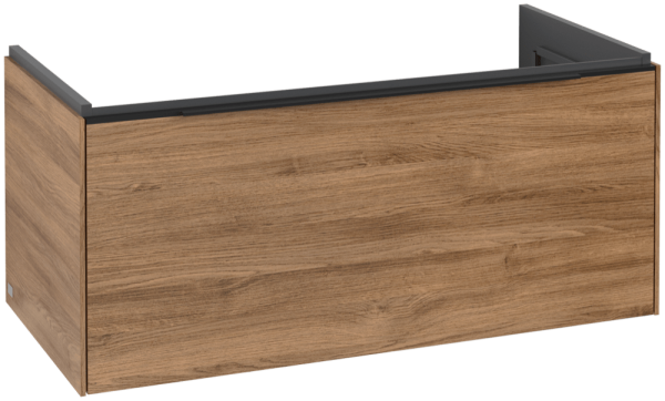 Villeroy & Boch Subway 3.0 Waschbeckenunterschrank, mit Beleuchtung, 1 Auszug, 973 x 432 x 462 mm, K